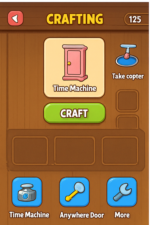 Crafting Gadgets in Doraemon X