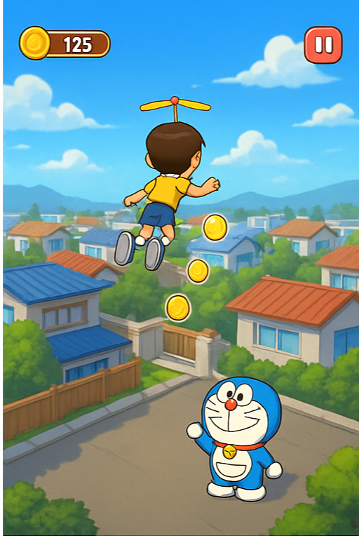Nobita Flying Bamboo Copter